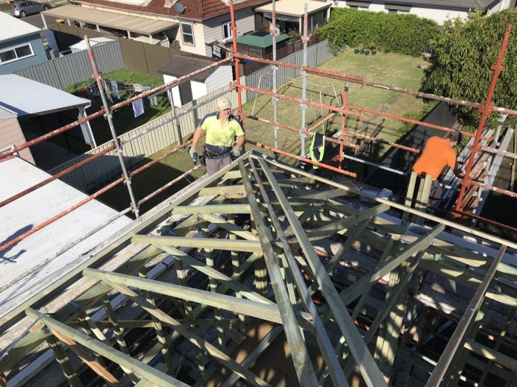 L Newcastle Colorbond roof installation 14